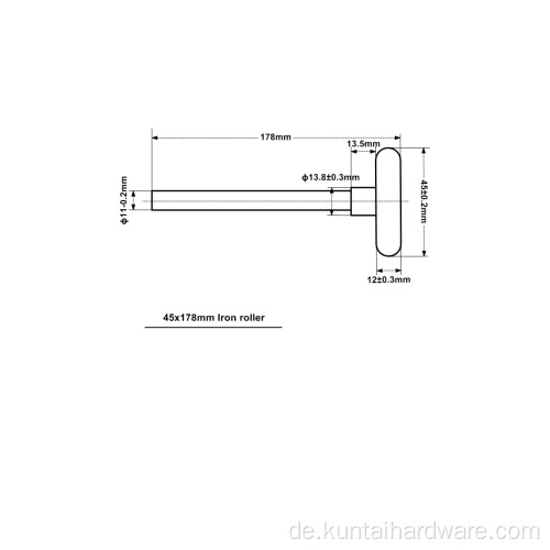 2*7 Garagentor-Stahlrolle